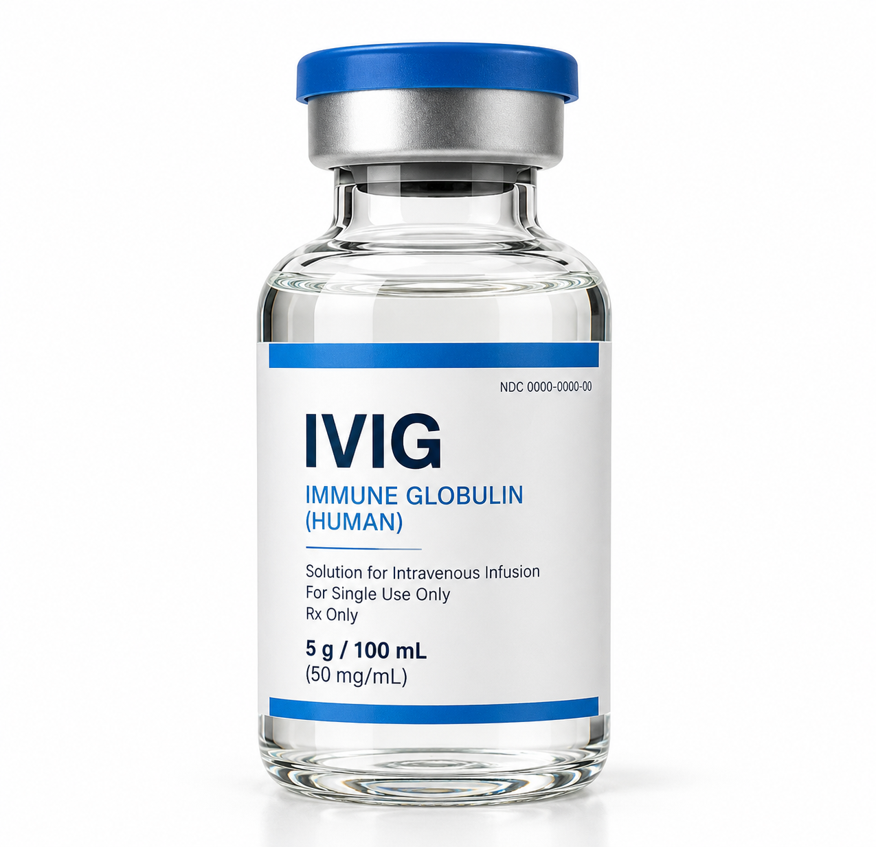 Illustrative IVIG vial